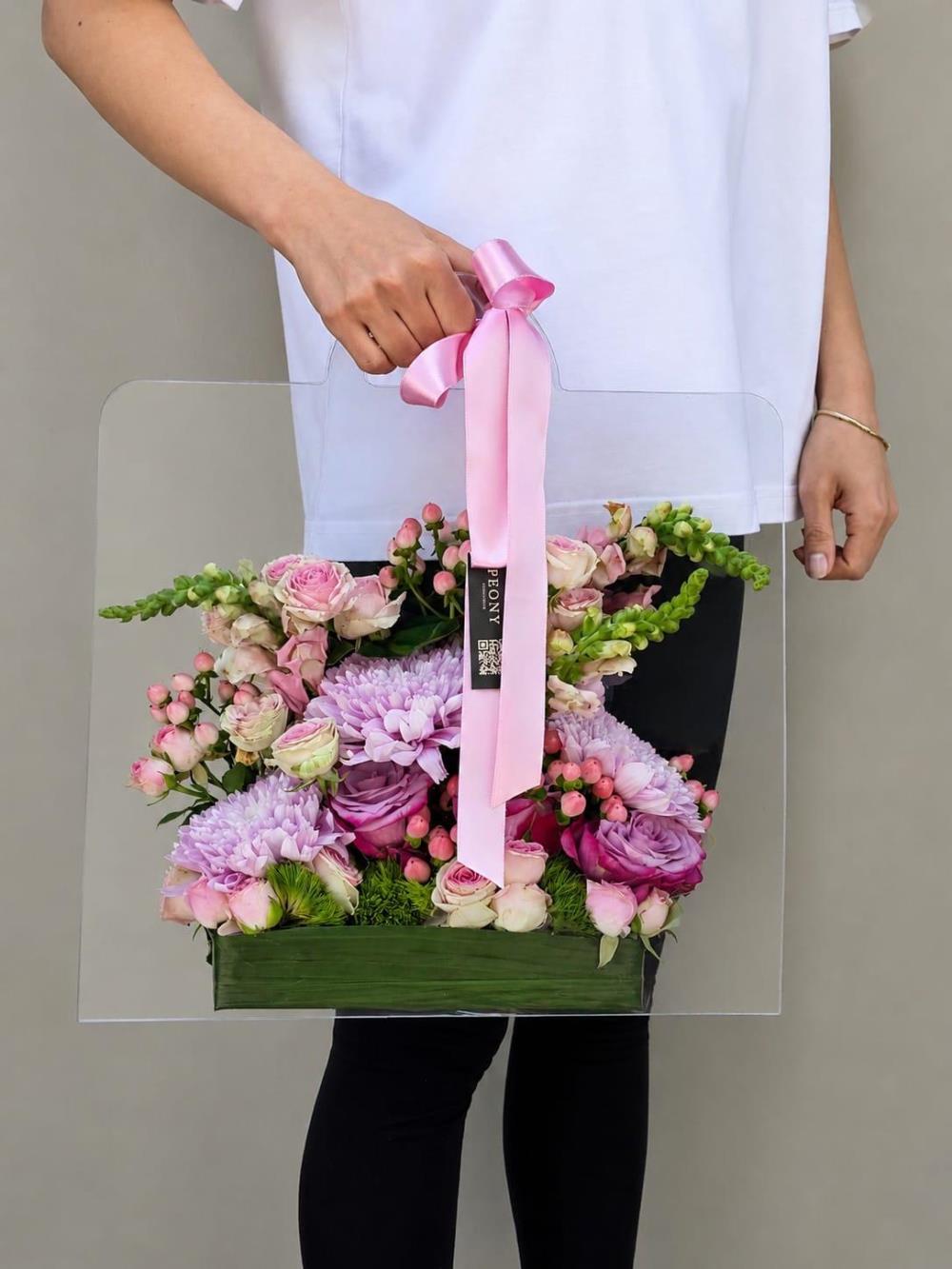 Pink Bag Flower